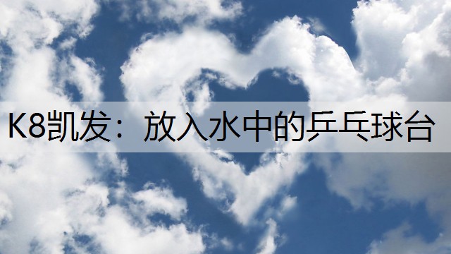 K8凯发：放入水中的乒乓球台