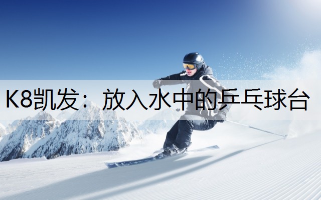 放入水中的乒乓球台