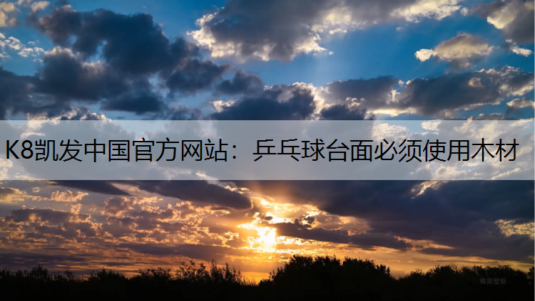 乒乓球台面必须使用木材